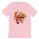 Halloween Pumpkin Dinosaur / Premium Short-Sleeve Unisex T-Shirt