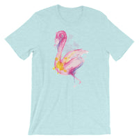 Watercolor Flamingo / Premium Short-Sleeve Unisex T-Shirt