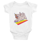 Pug Unicorn / Premium Infant Bodysuit