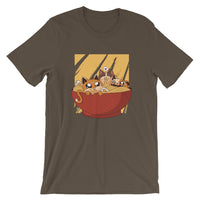 Ramen Noodle Cat / Premium Short-Sleeve Unisex T-Shirt