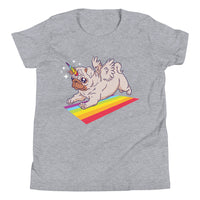 Unicorn Pug / Premium Youth Short Sleeve T-Shirt