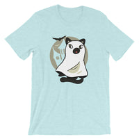 Cute Spooky Ghost Cat / Premium Short-Sleeve Unisex T-Shirt