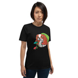 Cute Christmas Dog / Premium Short-Sleeve Unisex T-Shirt