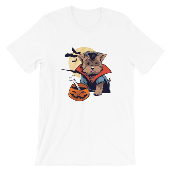 Halloween Vampire Morkie Dog / Premium Short-Sleeve Unisex T-Shirt