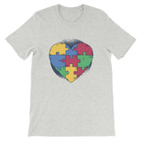 Heart Puzzle / Premium Short-Sleeve Unisex T-Shirt