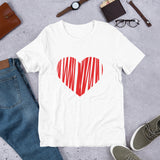 Scribbled Heart / Premium Short-Sleeve Unisex T-Shirt