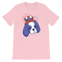 4th of July Dog / Premium Short-Sleeve Unisex T-Shirt