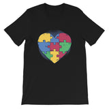 Heart Puzzle / Premium Short-Sleeve Unisex T-Shirt