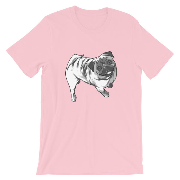 Pug Dog Smiling / Premium Short-Sleeve Unisex T-Shirt