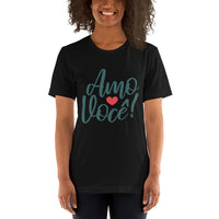 Amo Voce (I Love You) with Heart / Premium Short-Sleeve Unisex T-Shirt