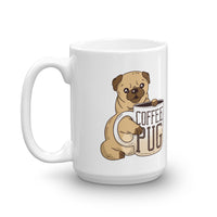 Pug Dog with Coffee Mug / Mug