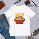 Ramen Noodle Cat / Premium Short-Sleeve Unisex T-Shirt