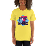 I Love Nerds / Premium Short-Sleeve Unisex T-Shirt