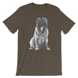 Cute Pug Dog / Premium Short-Sleeve Unisex T-Shirt