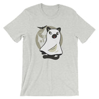 Cute Spooky Ghost Cat / Premium Short-Sleeve Unisex T-Shirt