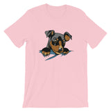 Cute Dog in Pocket / Premium Short-Sleeve Unisex T-Shirt