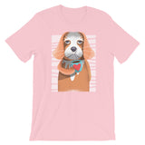 Dog with Coffee Mug / Premium Short-Sleeve Unisex T-Shirt