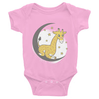 Giraffe on the Moon / Premium Infant Bodysuit