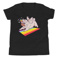 Unicorn Pug / Premium Youth Short Sleeve T-Shirt