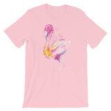 Watercolor Flamingo / Premium Short-Sleeve Unisex T-Shirt