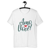 Amo Voce (I Love You) with Heart / Premium Short-Sleeve Unisex T-Shirt