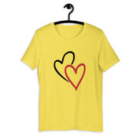 Two Hearts / Premium Short-Sleeve Unisex T-Shirt