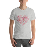 Heart by Inscribed Hearts / Premium Short-Sleeve Unisex T-Shirt