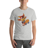 Skater Fox / Premium Short-Sleeve Unisex T-Shirt