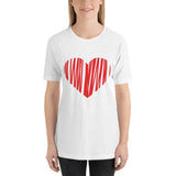 Scribbled Heart / Premium Short-Sleeve Unisex T-Shirt