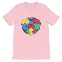 Heart Puzzle / Premium Short-Sleeve Unisex T-Shirt