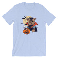 Halloween Vampire Morkie Dog / Premium Short-Sleeve Unisex T-Shirt