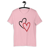 Two Hearts / Premium Short-Sleeve Unisex T-Shirt