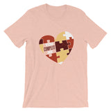 You Complete Me Heart Puzzle / Premium Short-Sleeve Unisex T-Shirt