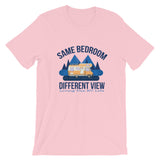 Same Bedroom Different View RV Lifestyle / Premium Short-Sleeve Unisex T-Shirt