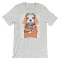 Dog with Coffee Mug / Premium Short-Sleeve Unisex T-Shirt