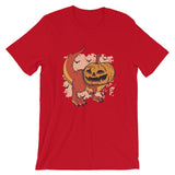 Halloween Pumpkin Dinosaur / Premium Short-Sleeve Unisex T-Shirt