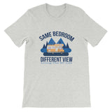 Same Bedroom Different View RV Lifestyle / Premium Short-Sleeve Unisex T-Shirt