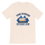 Same Bedroom Different View RV Lifestyle / Premium Short-Sleeve Unisex T-Shirt