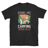 Husband and Wife Camping Partners for Life / Short-Sleeve Unisex T-Shirt