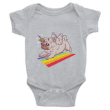 Pug Unicorn / Premium Infant Bodysuit