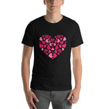 Heart Made of Hearts / Premium Short-Sleeve Unisex T-Shirt