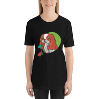 Cute Christmas Dog / Premium Short-Sleeve Unisex T-Shirt