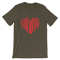 Scribbled Heart / Premium Short-Sleeve Unisex T-Shirt