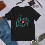 Amo Voce (I Love You) with Heart / Premium Short-Sleeve Unisex T-Shirt