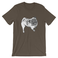 Pug Dog Smiling / Premium Short-Sleeve Unisex T-Shirt