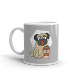 Pug Dog with Coffee Cup / Mug