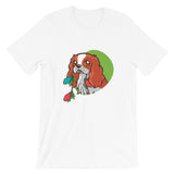 Cute Christmas Dog / Premium Short-Sleeve Unisex T-Shirt