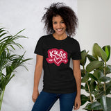 Kuss (Kiss) with Arrow Through Heart / Premium Short-Sleeve Unisex T-Shirt