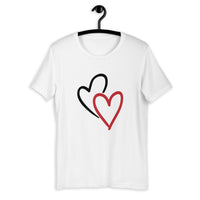 Two Hearts / Premium Short-Sleeve Unisex T-Shirt