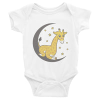 Giraffe on the Moon / Premium Infant Bodysuit